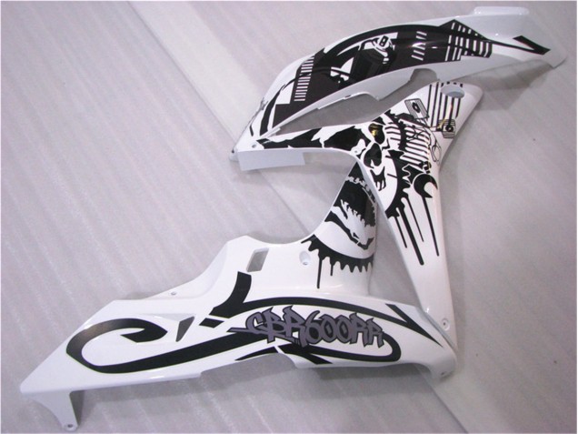 Black White 07-08 CBR600RR Motorcycle Fairing Black White 07-08 CBR600RR Motorcycle Fairing