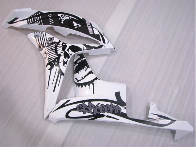Black White 07-08 CBR600RR Motorcycle Fairing Black White 07-08 CBR600RR Motorcycle Fairing