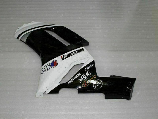 Black White 07-08 ZX6R Motorcycle Fairing Black White 07-08 ZX6R Motorcycle Fairing