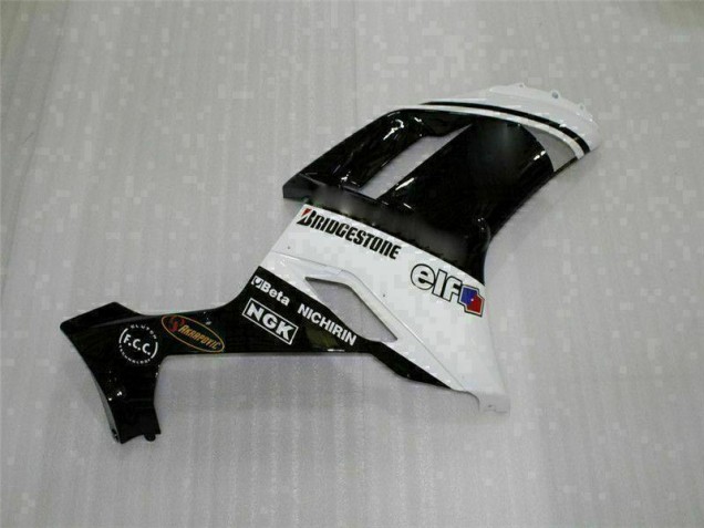 Black White 07-08 ZX6R Motorcycle Fairing Black White 07-08 ZX6R Motorcycle Fairing