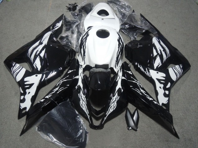 Black White 09-12 CBR600RR Motorcycle Bodywork Black White 09-12 CBR600RR Motorcycle Bodywork