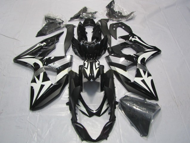 Black White 09-16 GSXR 1000 Motorcycle Fairings Black White 09-16 GSXR 1000 Motorcycle Fairings