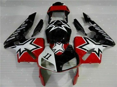 Black White 11 03-04 CBR600RR Motorcycle Fairings