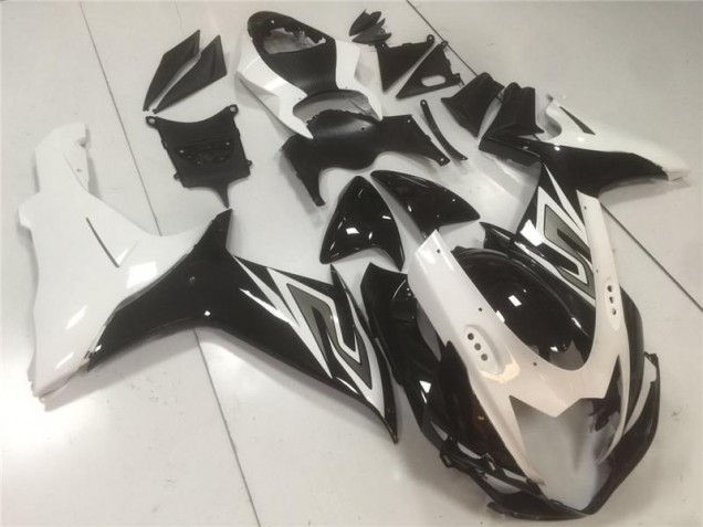 Black White 11-21 GSXR 600/750 Motorcycle Bodywork