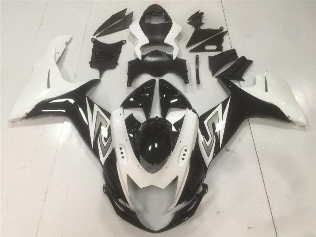 Black White 11-21 GSXR 600/750 Motorcycle Bodywork