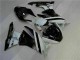 Black White 3M Touch4 09-12 ZX6R Motorcycle Fairing