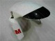 Black White 3M Touch4 09-12 ZX6R Motorcycle Fairing