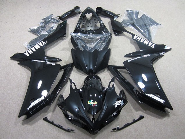 Black White Decal 07-08 YZF R1 Motorcycle Fairings
