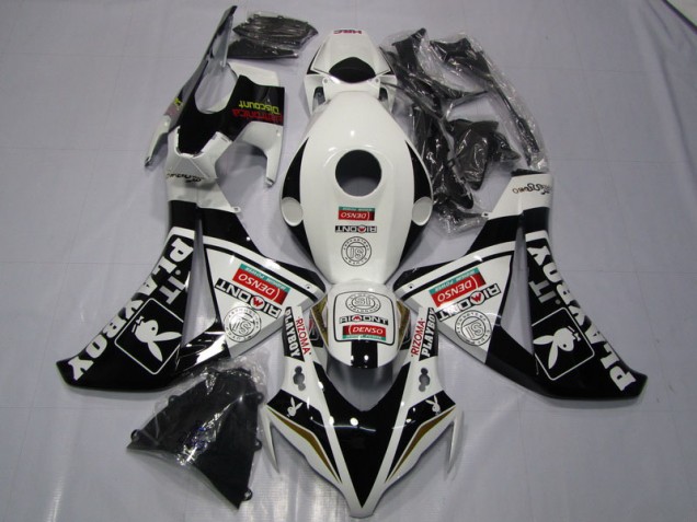 Black White Denso Playboy 08-11 CBR1000RR Motorcycle Fairings Black White Denso Playboy 08-11 CBR1000RR Motorcycle Fairings