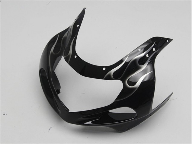 Black White Flame 01-03 GSXR 600/750 Motorcycle Fairings Black White Flame 01-03 GSXR 600/750 Motorcycle Fairings