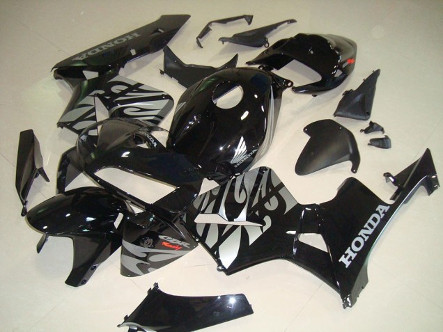 Black White Flame 05-06 CBR600RR Motorcycle Fairings Black White Flame 05-06 CBR600RR Motorcycle Fairings