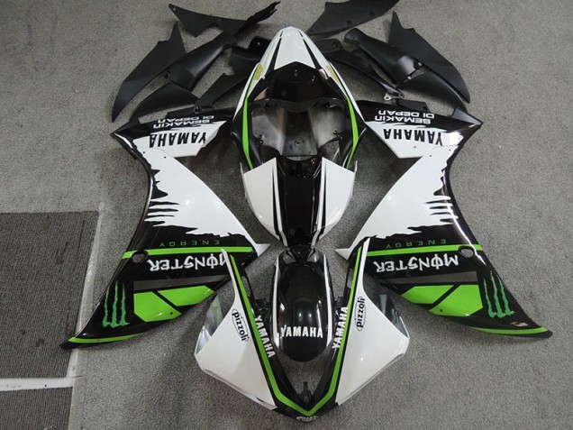 Black White Monster Pizzoli 07-08 CBR600RR Motorcycle Fairings Black White Monster Pizzoli 07-08 CBR600RR Motorcycle Fairings