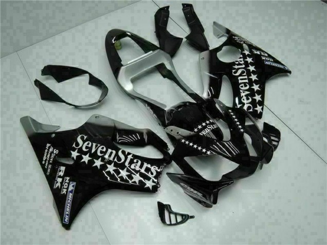 Black White SevenStarss 01-03 CBR600 F4i Motorcycle Fairings Black White SevenStarss 01-03 CBR600 F4i Motorcycle Fairings
