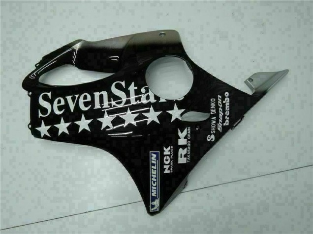Black White SevenStarss 01-03 CBR600 F4i Motorcycle Fairings Black White SevenStarss 01-03 CBR600 F4i Motorcycle Fairings
