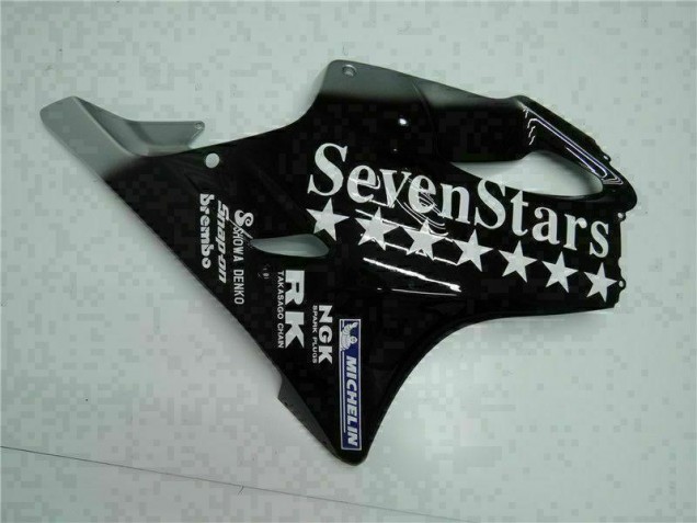 Black White SevenStarss 01-03 CBR600 F4i Motorcycle Fairings Black White SevenStarss 01-03 CBR600 F4i Motorcycle Fairings