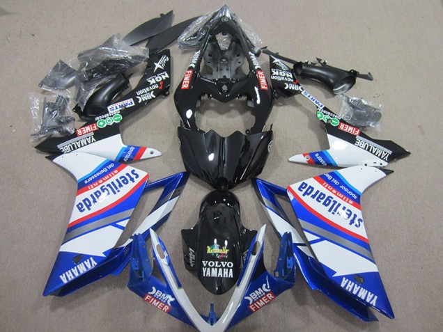 Black White Sterilgarda 07-08 YZF R1 Motorcycle Fairings Black White Sterilgarda 07-08 YZF R1 Motorcycle Fairings