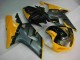 Black Yellow 01-03 GSXR 600/750 Motorcycle Fairings