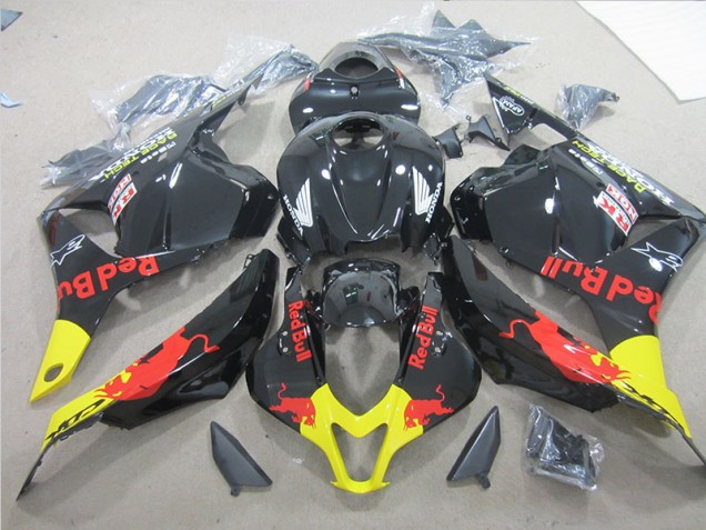 Black Yellow Red Bull 09-12 CBR600RR Motorcycle Fairings Black Yellow Red Bull 09-12 CBR600RR Motorcycle Fairings
