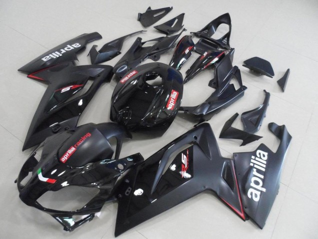 Black and Matte Black 06-11 RS125 Motorcycle Fairings Black and Matte Black 06-11 RS125 Motorcycle Fairings