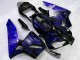 Black with Blue Flame 03-04 CBR600RR Motorcycle Fairings