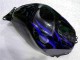 Black with Blue Flame 03-04 CBR600RR Motorcycle Fairings