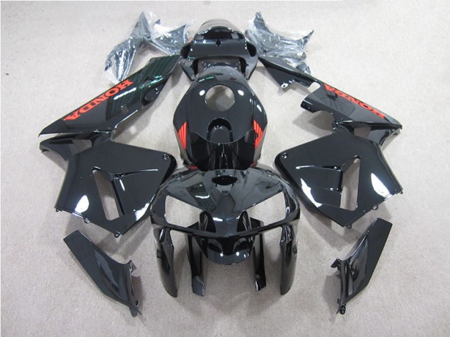 Black with Red 05-06 CBR600RR Motorcycle Fairings Black with Red 05-06 CBR600RR Motorcycle Fairings