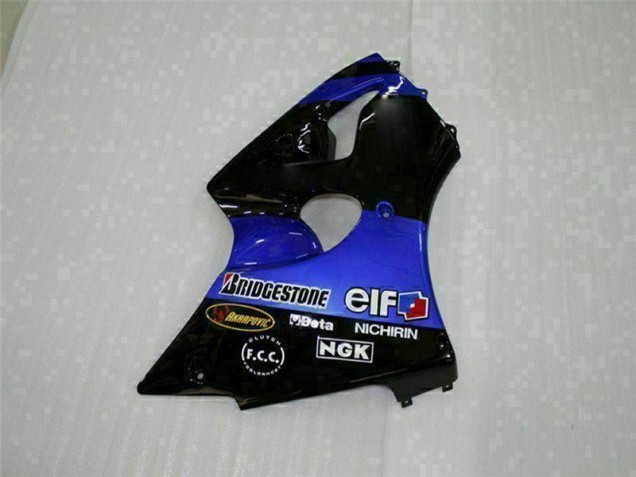 Blue 00-02 ZX6R Motorcycle Fairing Blue 00-02 ZX6R Motorcycle Fairing