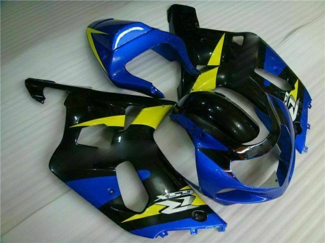 Blue 01-03 GSXR 600/750 Motorcycle Fairings Blue 01-03 GSXR 600/750 Motorcycle Fairings