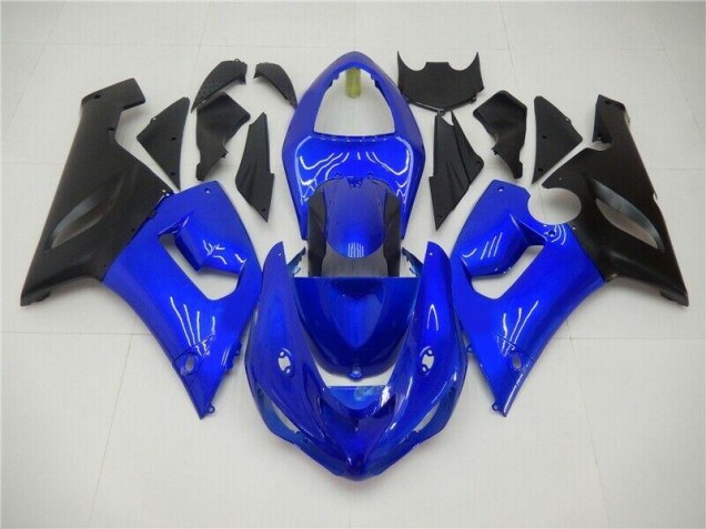 Blue 05-06 ZX6R Motorcycle Fairing Blue 05-06 ZX6R Motorcycle Fairing