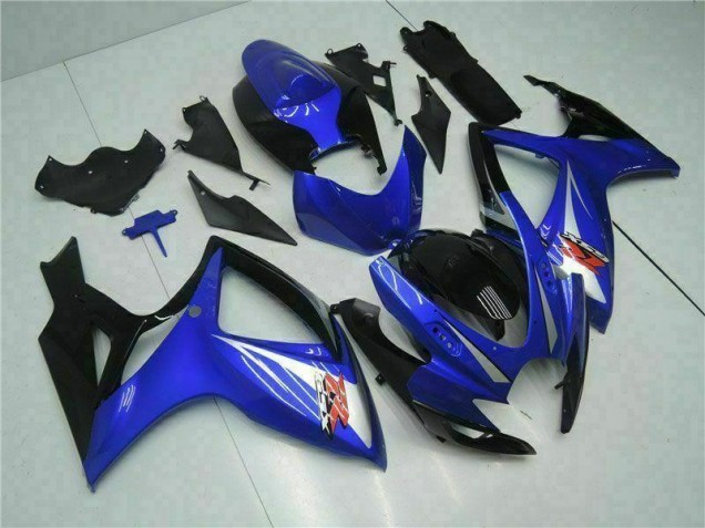 Blue 06-07 GSXR 600/750 Motorcycle Fairing Kits & Plastic Blue 06-07 GSXR 600/750 Motorcycle Fairing Kits & Plastic