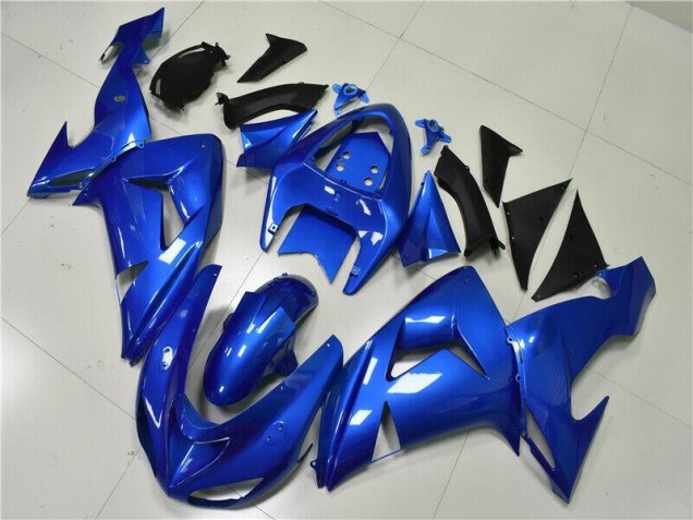 Blue 06-07 ZX10R Motorcycle Fairings Blue 06-07 ZX10R Motorcycle Fairings