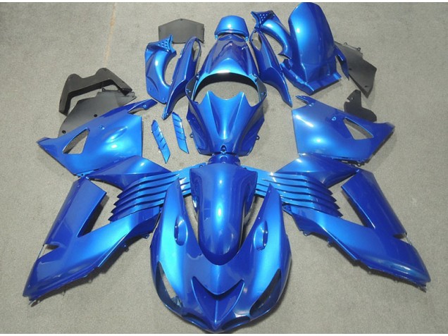 Blue 06-11 ZX14R ZZR1400 Motorcycle Fairings Blue 06-11 ZX14R ZZR1400 Motorcycle Fairings