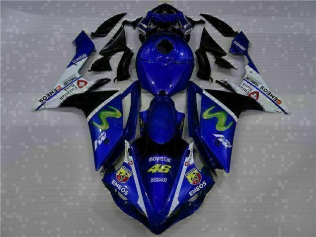 Blue 07-08 YZF R1 Motorcycle Fairing Kits Blue 07-08 YZF R1 Motorcycle Fairing Kits