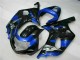 Blue Black 01-03 GSXR 600/750 Motorcycle Fairings