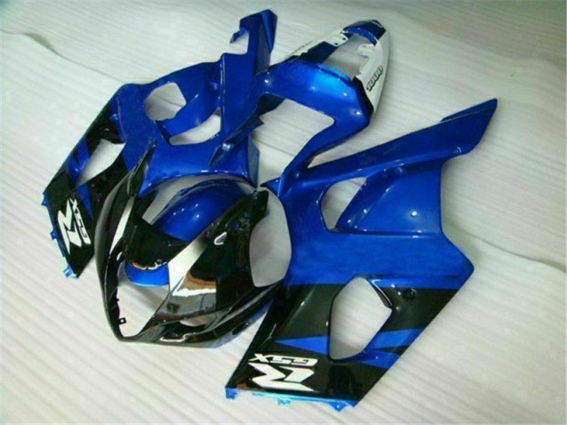 Blue Black 03-04 GSXR 1000 Motorcycle Fairings Blue Black 03-04 GSXR 1000 Motorcycle Fairings