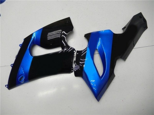 Blue Black 05-06 ZX6R Motorcycle Fairings Blue Black 05-06 ZX6R Motorcycle Fairings