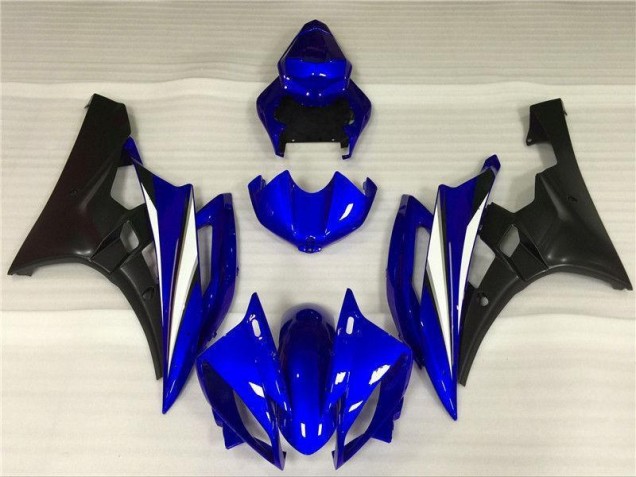 Blue Black 06-07 YZF R6 Full Motorcycle Fairing Kits Blue Black 06-07 YZF R6 Full Motorcycle Fairing Kits