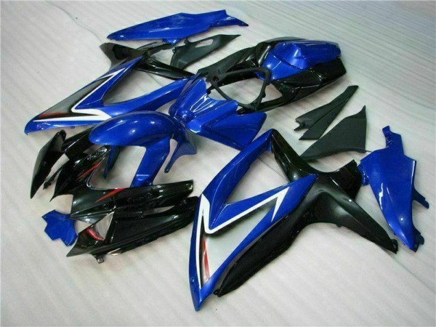 Blue Black 08-10 GSXR 600/750 Motorcycle Fairings
