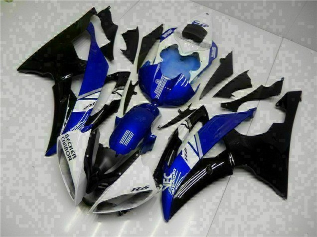 Blue Black 08-16 YZF R6 Full Motorcycle Fairing Kits