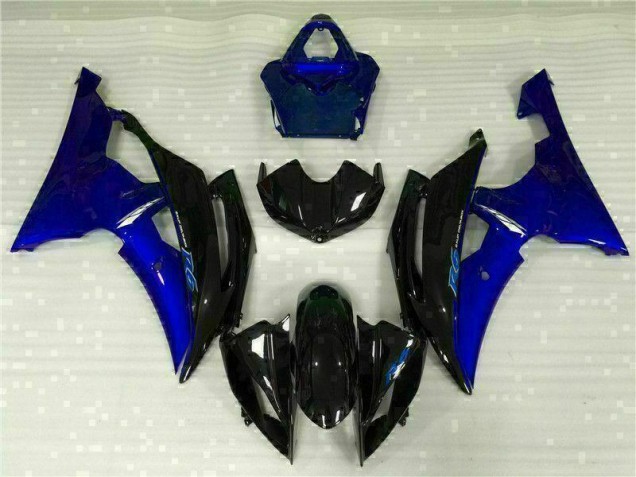 Blue Black 08-16 YZF R6 Motorcycle Bodywork Blue Black 08-16 YZF R6 Motorcycle Bodywork