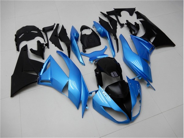 Blue Black 09-12 ZX6R Motorcycle Fairing Blue Black 09-12 ZX6R Motorcycle Fairing