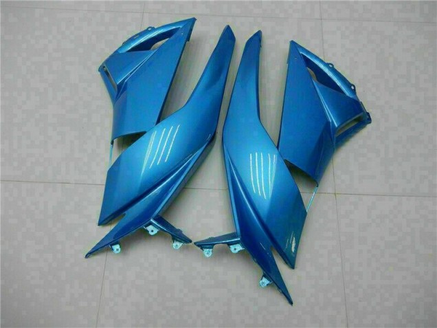 Blue Black 09-12 ZX6R Motorcycle Fairings Blue Black 09-12 ZX6R Motorcycle Fairings