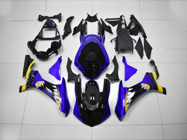 Blue Black 15-19 YZF R1 Motorcycle Fairings Blue Black 15-19 YZF R1 Motorcycle Fairings