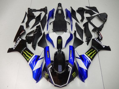 Blue Black Monster 15-19 YZF R1 Motorcycle Fairings