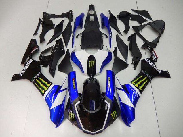 Blue Black Monster 15-19 YZF R1 Motorcycle Fairings Blue Black Monster 15-19 YZF R1 Motorcycle Fairings