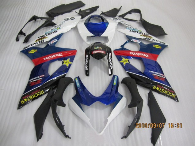 Blue Black Rockstar 05-06 GSXR 1000 Motorcycle Fairings Blue Black Rockstar 05-06 GSXR 1000 Motorcycle Fairings