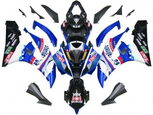 Blue Black Sterilgard 06-07 YZF R6 Motorcycle Fairings