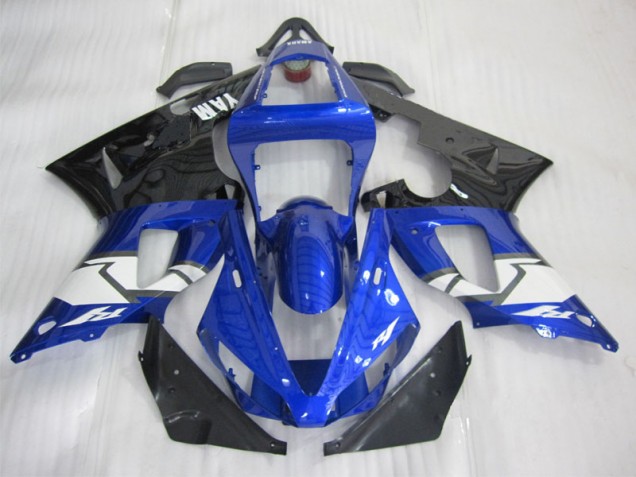 Blue Black White 00-01 YZF R1 Motorcycle Fairing Blue Black White 00-01 YZF R1 Motorcycle Fairing