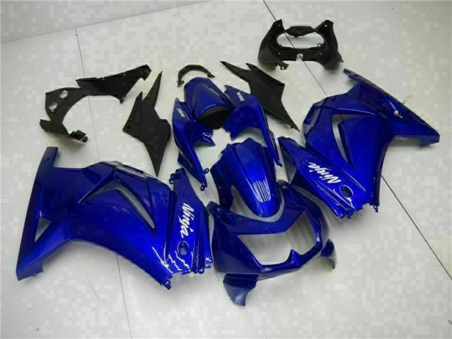 Blue Black White Ninja 08-12 EX250 Motorcycle Fairing Blue Black White Ninja 08-12 EX250 Motorcycle Fairing