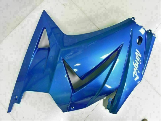 Blue Black White Ninja 08-12 EX250 Motorcycle Fairings
